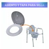 SuperConfort Asiento Y Tapa Para Silla Comodo Baño Repuesto