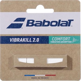 Babolat - Grip for Vibrakill 2.0 rackets, one size, white, wide hook for maximum vibration absorption, exceptional comfort