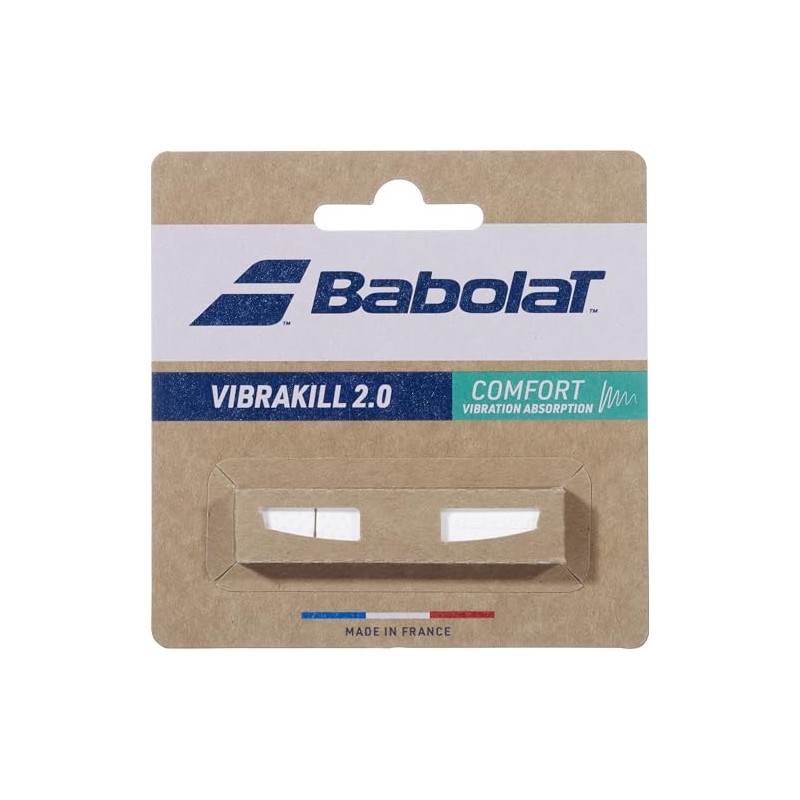 Babolat - Grip for Vibrakill 2.0 rackets, one size, white,