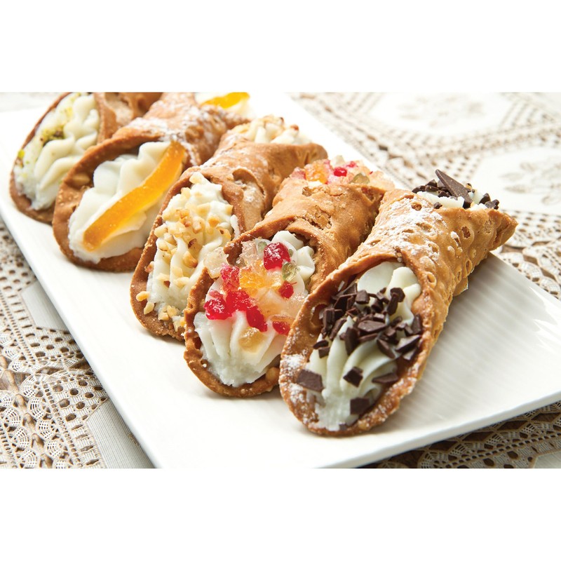 Fantes Mini Cannoli Maker Forms, Stainless Steel, Set of 4,