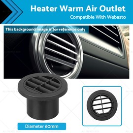 MAX COOL 60mm Diesel Heater Ducting Duct Warm Air Vent Directional Outlet Suitable for Webasto