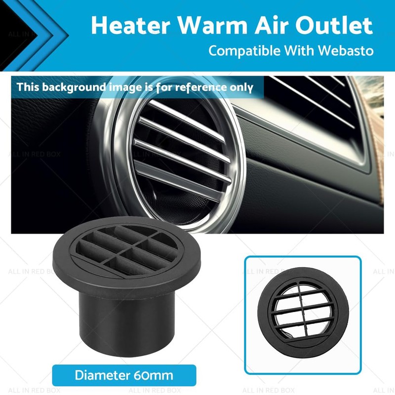 MAX COOL 60mm Diesel Heater Ducting Duct Warm Air Vent
