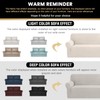 PrinceDeco Stretch Loveseat Sofa Cover Slipcover Couch Cover for 2