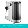 CASABREWS 3700 Essential Espresso Machine 20 Bar, Stainless Steel Cappuccino