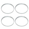 [Asula Project] Aluminum Hub Rings with Brim, Set of 4