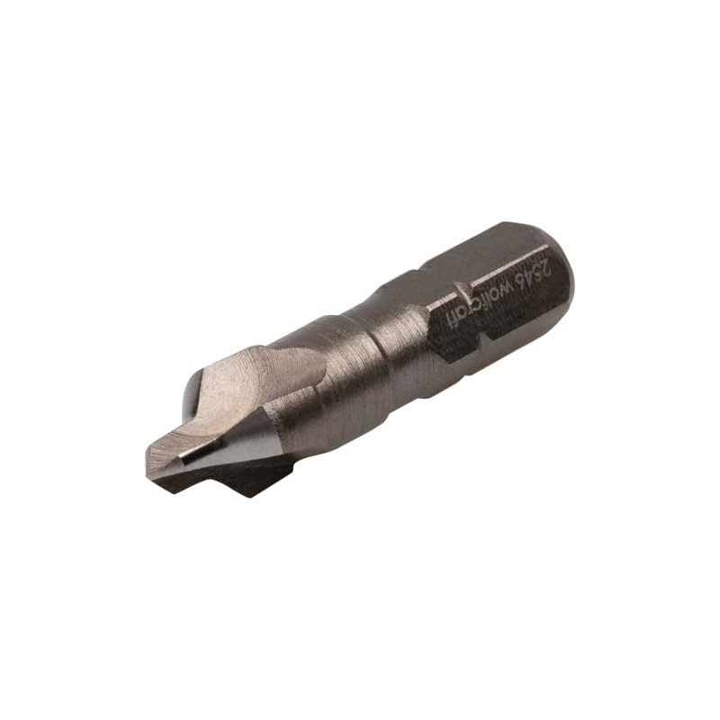 wolfcraft Tool Steel Countersink, Hexagon Shank I 2546000