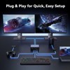 TobenONE 19-in-1 Laptop Docking Station Dual Monitor,10 USB C/A,2×4K HDMI