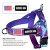 Annchwool No Pull Dog Harness with Airtag Case and Two