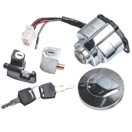 Unbranded GAS TANK CAP IGNITION SWITCH Lock Set For Honda  Shadow Sabre 1100 4pins 5 wires