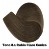 Nutrapel Color Tech Tinte Tono 8.1 Rubio Claro Cenizo Tubo