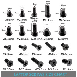 CO RODE ノートパソコン用ネジ350個 ノートブックコンピュータスクリューキットセット IBM HP Dell レノボ サムスン ソニー 東芝 ゲートウェイ用