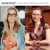 AQWANO Stylish Cat Eye Computer Reading Glasses Designer Blue Light
