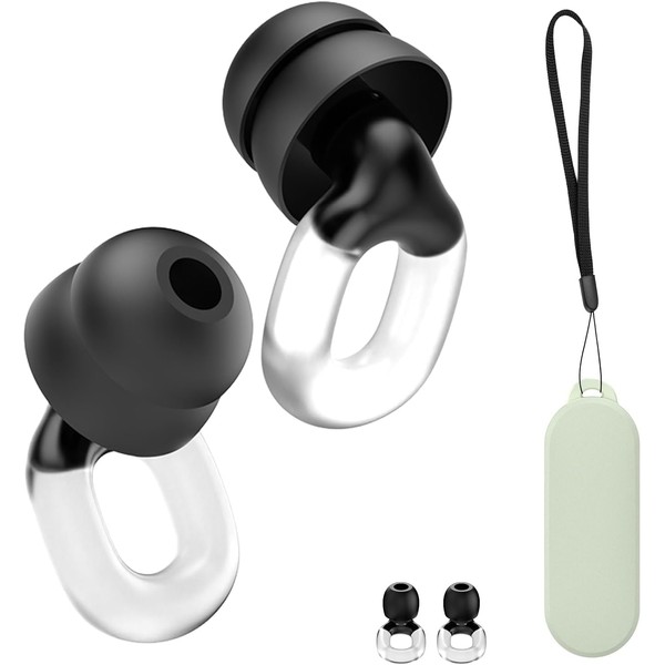 Ear Plugs with Single/Double Tips Transparent