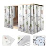 Mocarly Dorm Single Twin Bunk Bed Tents Drapes Dustproof Blackout