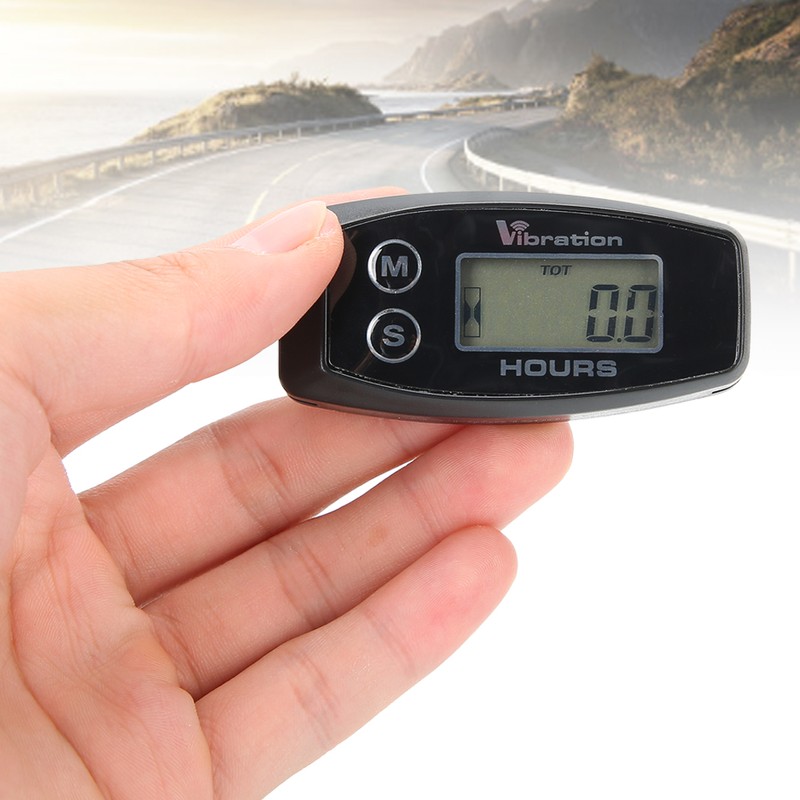 Hour Meter Waterproof Vibrating Wireless Timing System for Motorcycle ATV
