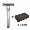 Men’s Double Edge Safety Razor for Wet Shaving – Zinc