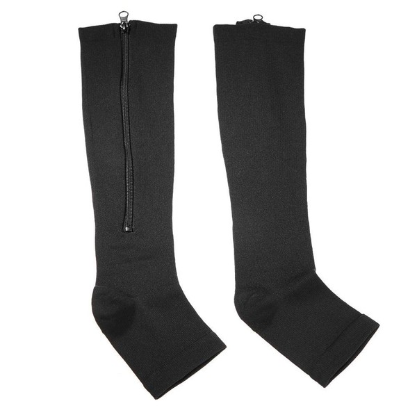 Compression Socks, Zipper Compression Socks, Calf Compression Socks, Compression Socks, Sports Calf Knee Support, Varicose Veins, Relief Socks for Edema, Swelling, Pregnancy, Gen