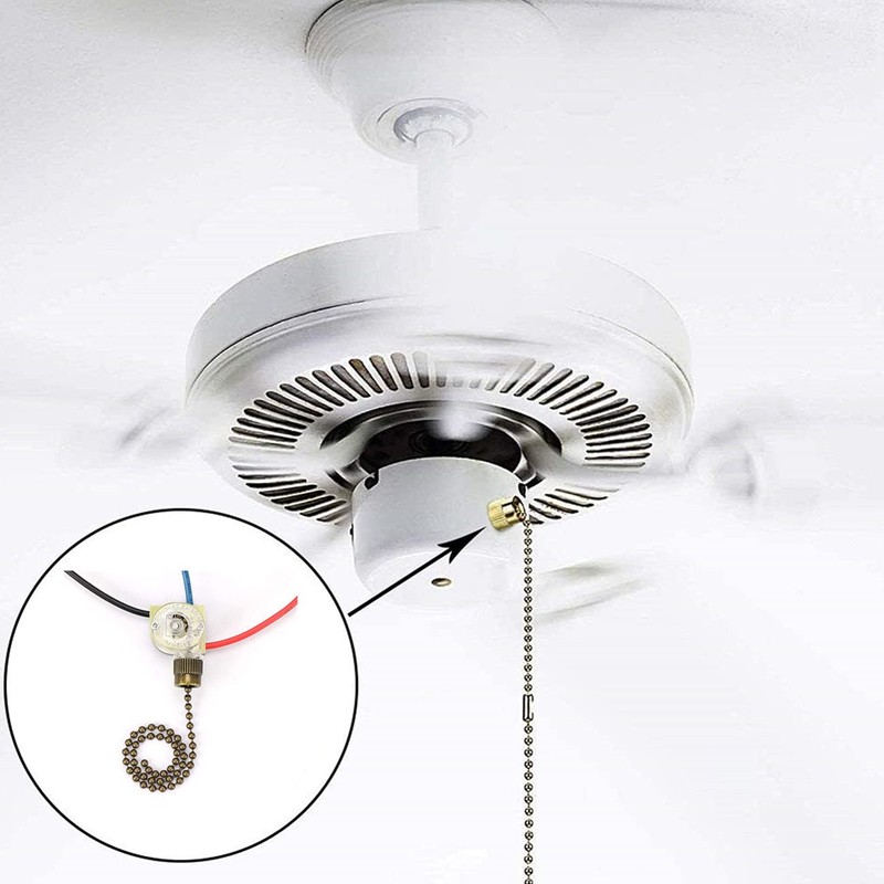 Ceiling Fan Pull Switch Zing Ear ZE-110 3 Wire 3