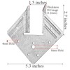 Coloch 20 Pack 18-Gauge Hurricane Tie for Rafter, Hot Dip
