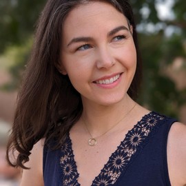 Gold Nesting Circle Necklace with Hammered Dimples, Hammered Circle Necklace for Moms, Mamas, Grandmas by Lotus Stone Jewelry (Gold 18", 3SML)