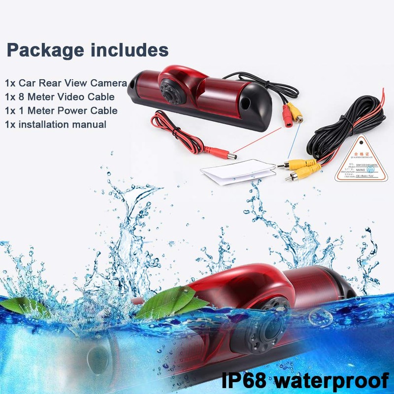 Car Reversing Camera Replacement for Fiat Peugeot Boxter Citroen Dodge
