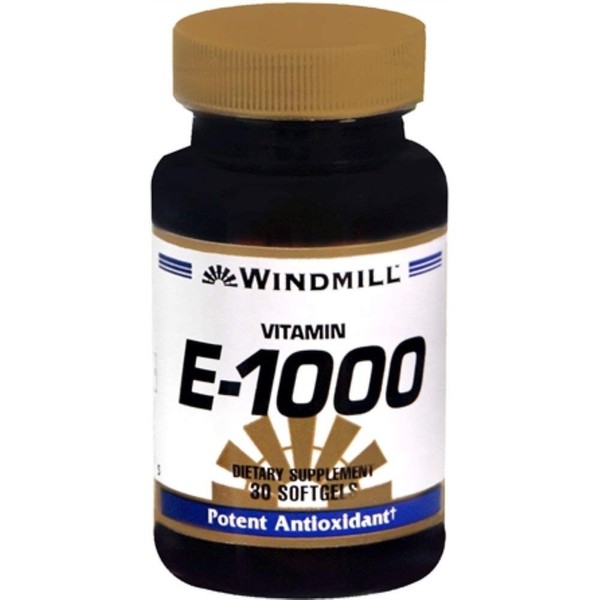 Vitamin E SFGL 1000 IU SYN WMILL Size: 30