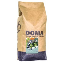 Doma Coffee Roasting Company "The Chronic - Organic" Medium Roasted Fair Trade Organic Whole Bean Coffee - 5 Pound Bag