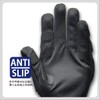 Lead Industry GN-007A Motorcycle Gloves, Knuckle Guard Stretch Gloves, Black,
