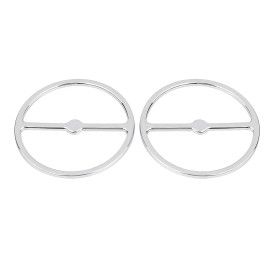 Unbranded Chrome Speaker Trim Cover For Harley Street Electra Glide Ultra Limited Classic