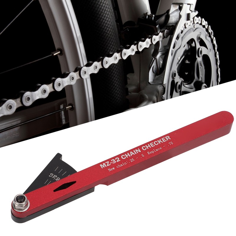 Bicycle Chain Wear Indicator Aluminum Chain Checker Multifunctional Bike Chain