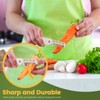 LELE LIFE 4Pcs Foldable Vegetable Peeler for Travel Camping Kitchen,