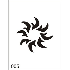Airbrush tattoo stencil M005