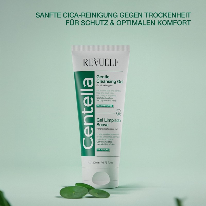 Revuele Centella Gentle Cleansing Gel - Ultra Mild Facial Cleansing
