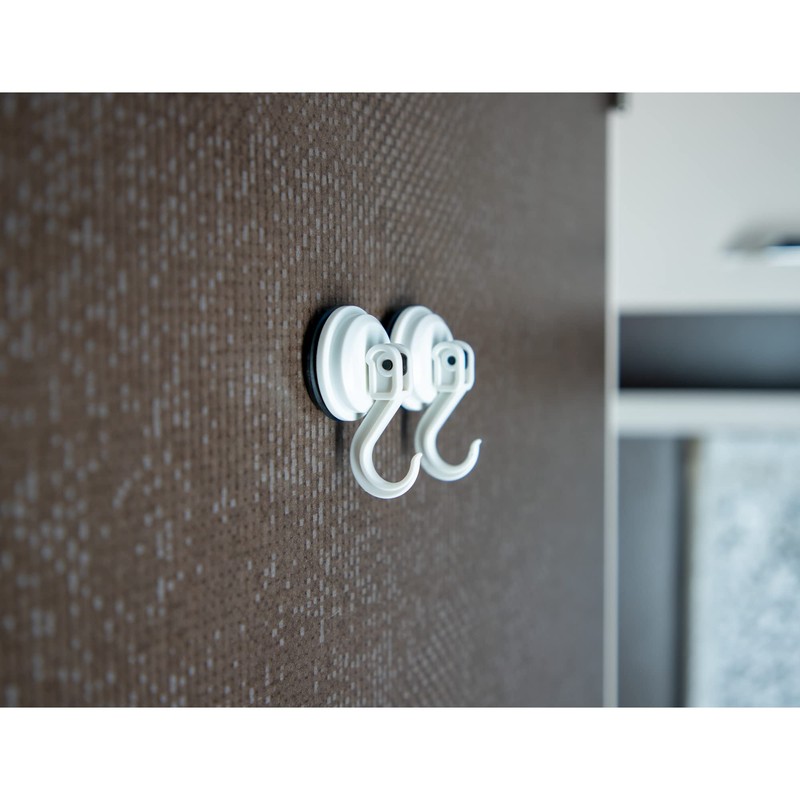 Cartrend Caravan 10196 Suction Cup Hooks 2 kg for Camping,