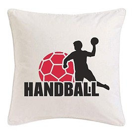 Tyre Market Cushion Cover 40 x 40 cm Handball Coach – Handball Tournament – Handball Player – Handball Trainer Made of Microfibre in White
