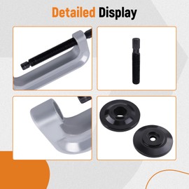 maXpeedingrodsHeavy-Duty Ball Joint & Wheel Bearing Press Kit, Universal Ball Joint Removal Tool for Cars, Trucks, SUVs, Tractors