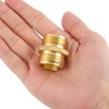 2 Pack 3/4 Inch Brass Garden Hose Adapter Male to