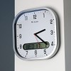 Lifemax Clear Time Day-Date Wall Clock