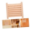 Tofficu Sauna Air Vent Grille Panel for Steam Room Ventilation