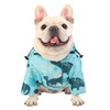 HDE Dog Raincoat Poncho Double Layer Zip Rain Jacket with