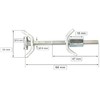 KOTARBAU® Set of 12 Worktop Connectors 65 mm for Tabletops