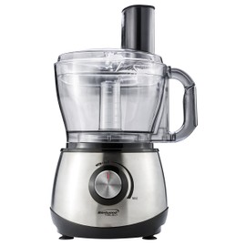 Brentwood Select FP-581 Food Processor, 8-Cup, Stainless Steel/Black