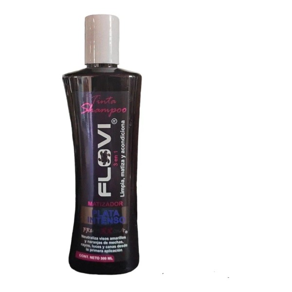 Shampoo Flovi Plata Intenso 3 En 1 300ml - Producto