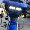FACAILAHA Smoked Switchback Front LED Turn Signals Light Motorcycle Running