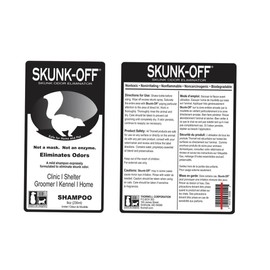 Skunk Off Shampoo and/or Odor Remover Gentle Safe Pet Formula Neutralize Odors Choose 8 oz, 32 oz, or Gallon (8 Oz Soaker)