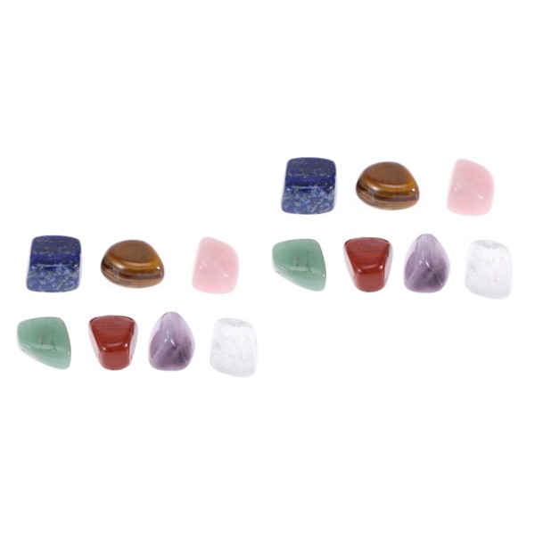 Healeved 2sets Healing s Crystals Chakra Stones Gemstone Balls Meditation