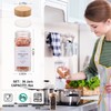 DWTS DANWEITESI 36 Pcs Glass Spice Jars - 4oz With
