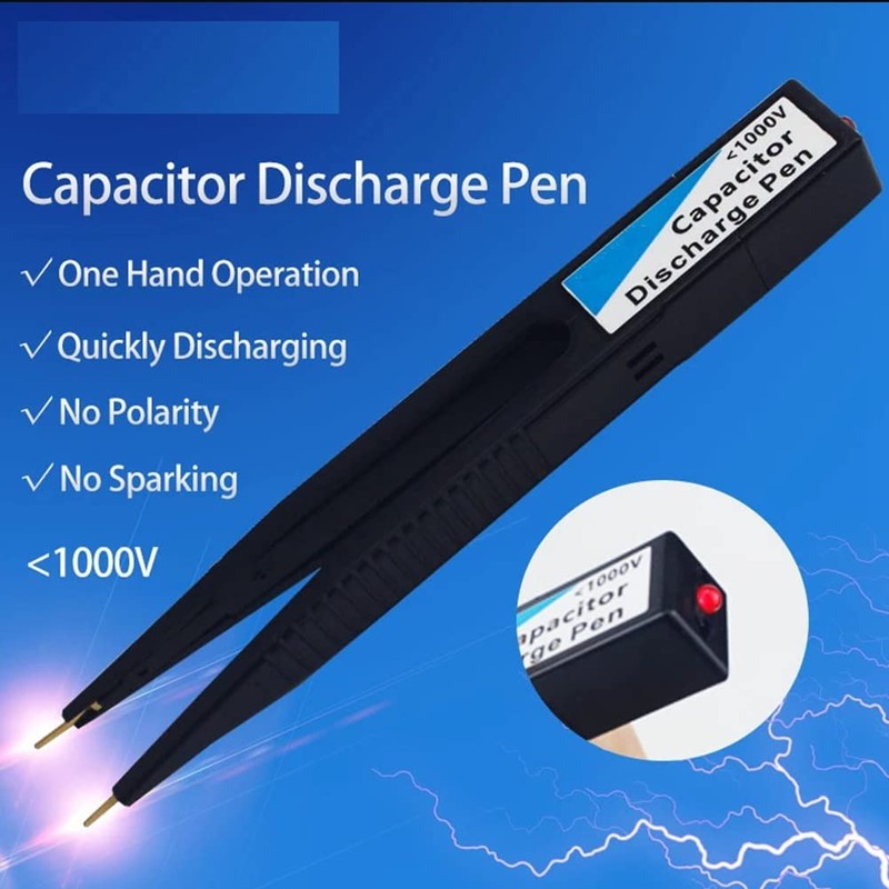 Nvanvmm Capacitor Discharge Pen Fast Discharging High Voltage 1000V Repair