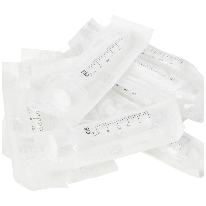 10 x STERILE 5ML LEUR SLIP SYRINGE