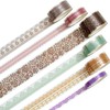 KAVI' S 6 Rolls Lace Pattern Washi Tape Set, PET